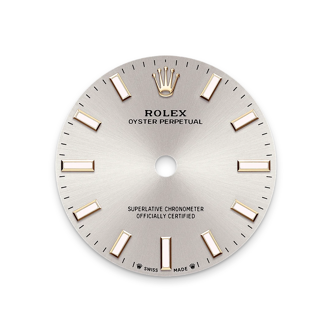 Rolex 銀色錶面