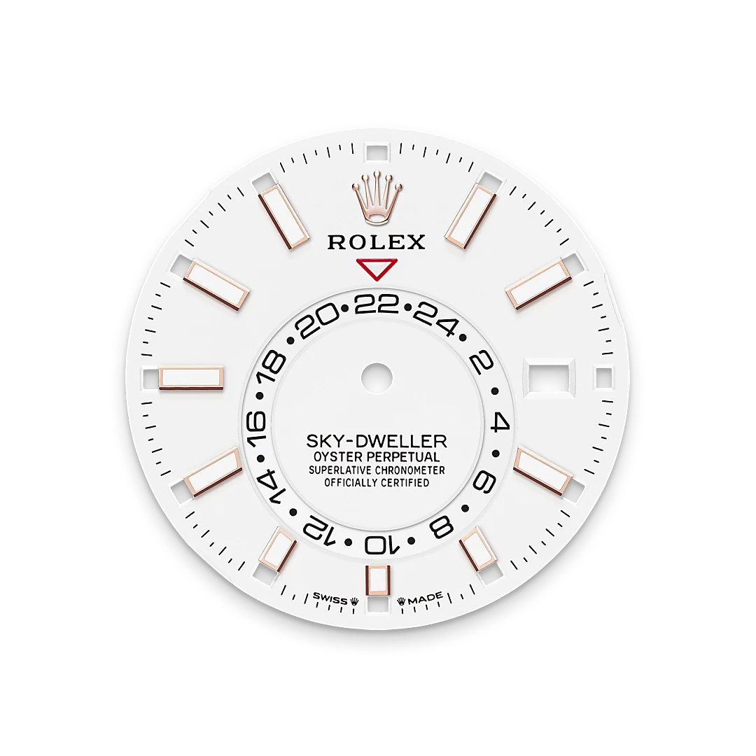 Rolex 醇白色錶面