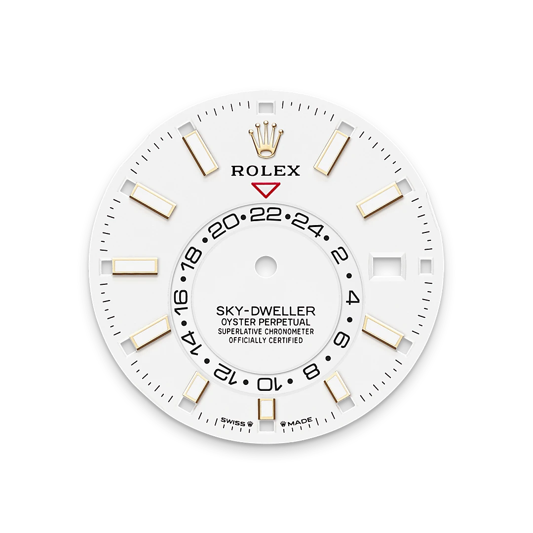 Rolex 醇白色錶面